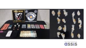 Polícia apreende drogas com menores em Assis e prende suspeito em flagrante por tráfico em Cândido Mota
