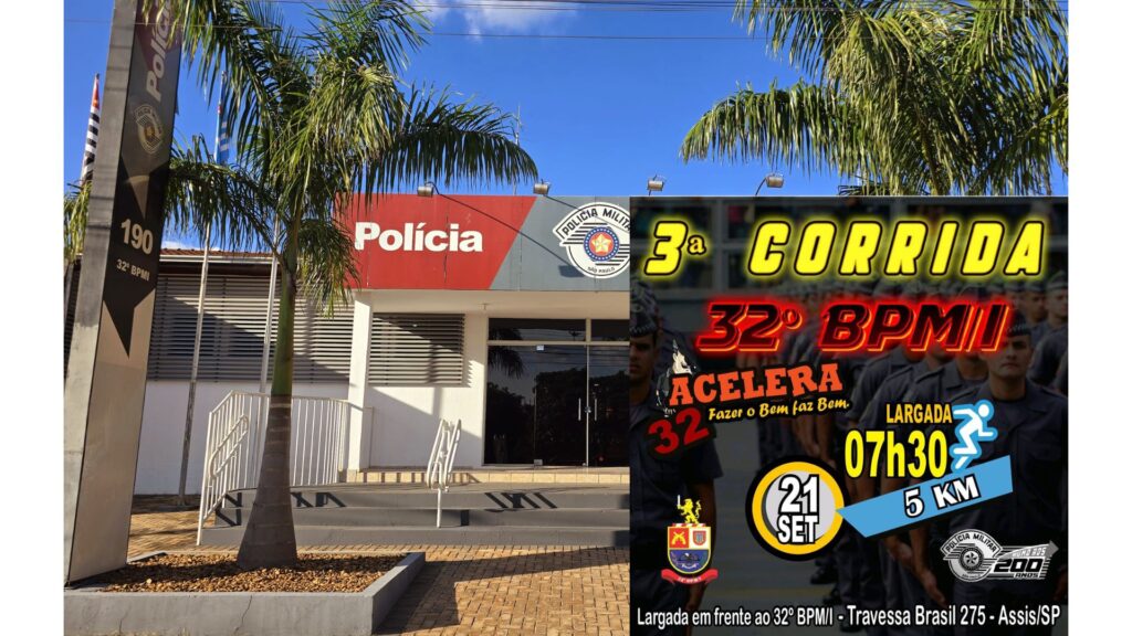 Corrida Acelera 32º acontece em Assis no dia 21 de setembro. Evento reúne esporte, solidariedade e premiação. Veja como participar.