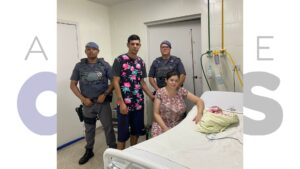 Polícia Militar salva bebê engasgada em Cândido Mota
