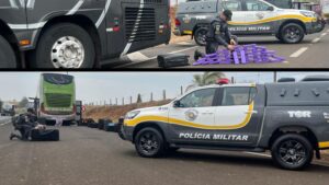 Tático Ostensivo Rodoviário apreende mercadorias do Paraguai e prende traficante em Santa Cruz do Rio Pardo
