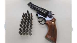 Polícia prende homem por posse de arma com numeração raspada em Cândido Mota
