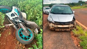 Colisão na estrada Assis/Platina: PM age rápido e aplica torniquete em vítima de acidente grave