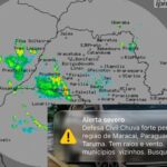 Atenção, motoristas e moradores: Defesa Civil emite “Alerta Severo” para tempestade de forte intensidade na região de Assis