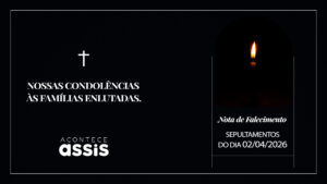 Sepultamentos: quinta-feira, 2 de abril 2026.