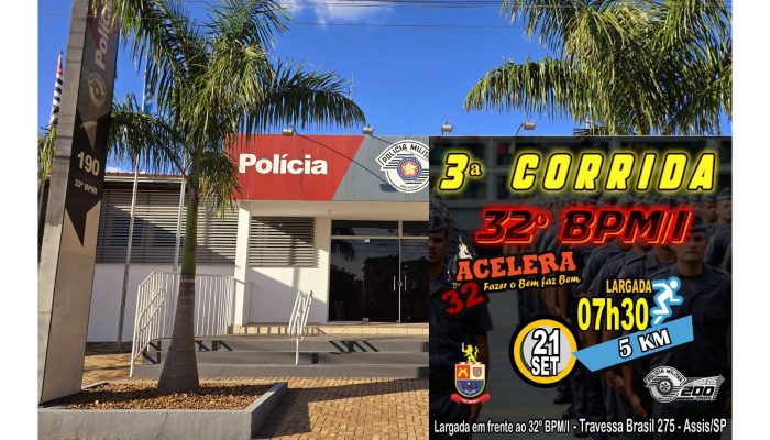 Corrida Acelera 32º acontece em Assis no dia 21 de setembro. Evento reúne esporte, solidariedade e premiação. Veja como participar.